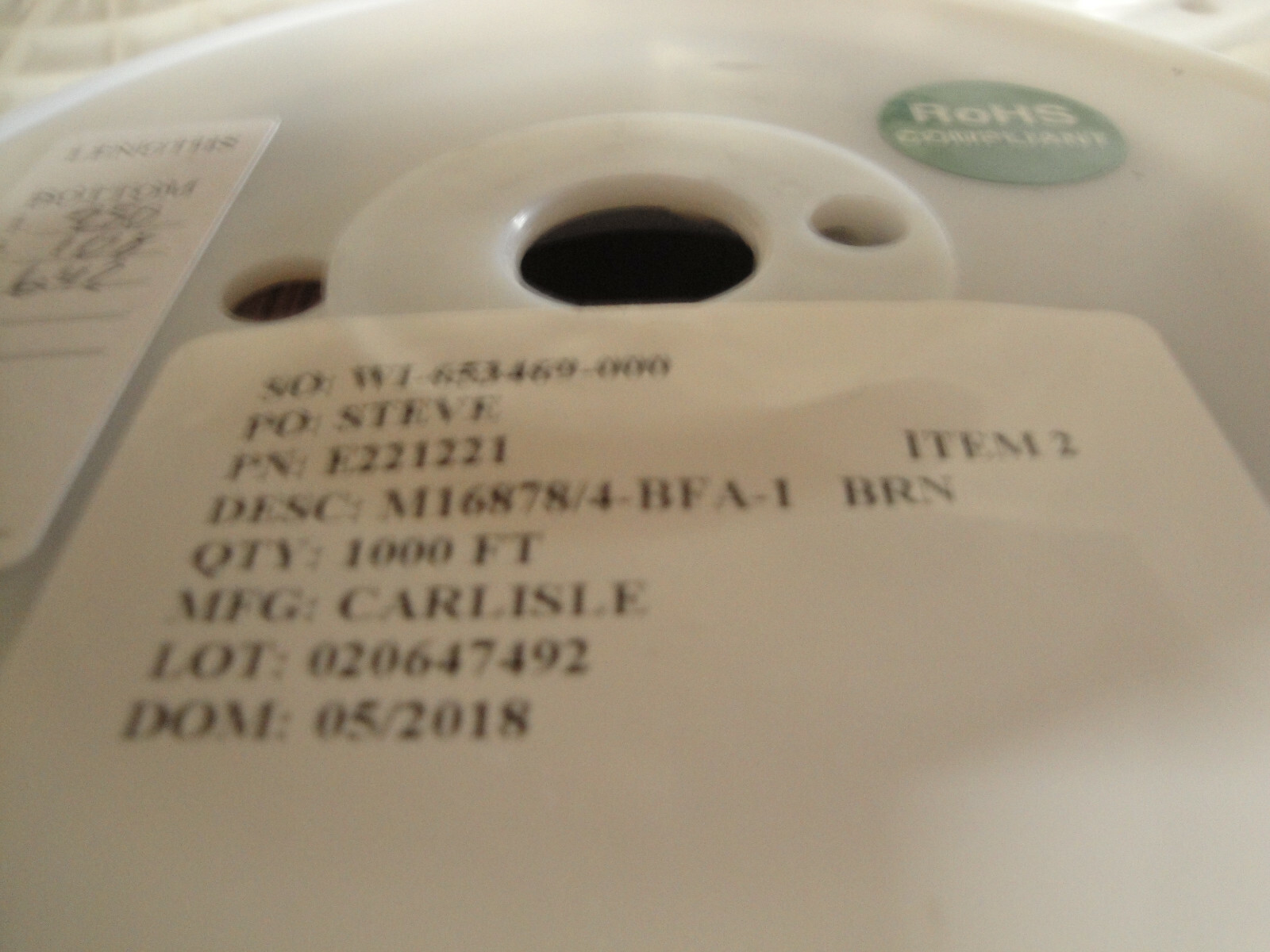 200 ft 22 Awg Solid Core SPC Mil Spec 600V Teflon/ PTFE Wire Audio Tube Amp