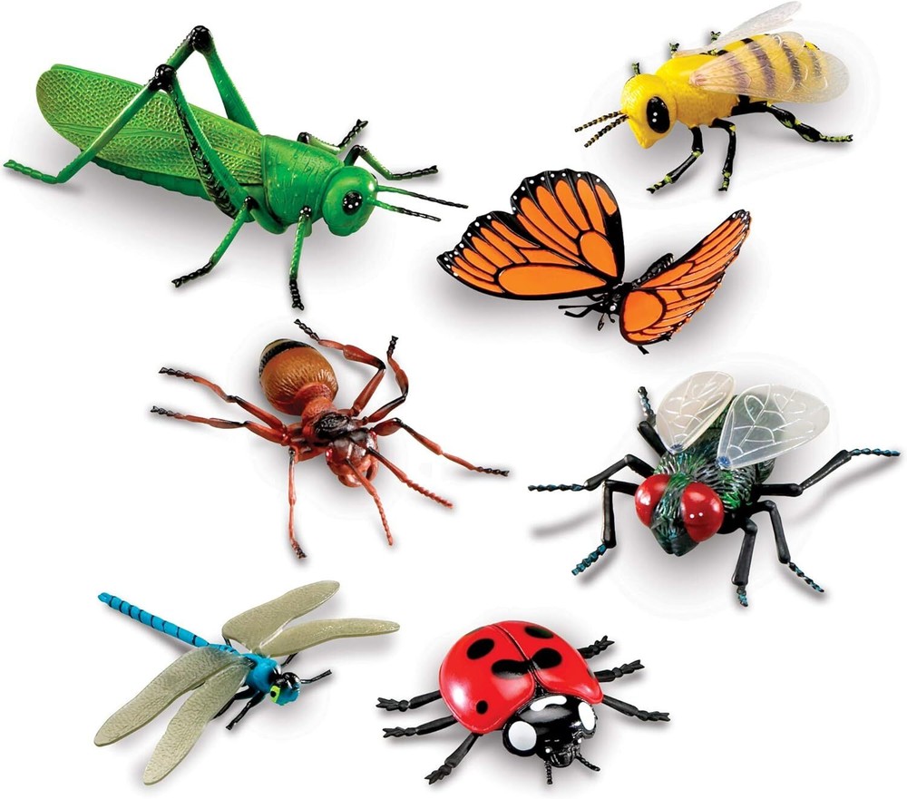 Learning Resources Jumbo Insects I Fly, Ant, Bee, Ladybug, Grasshopper,
