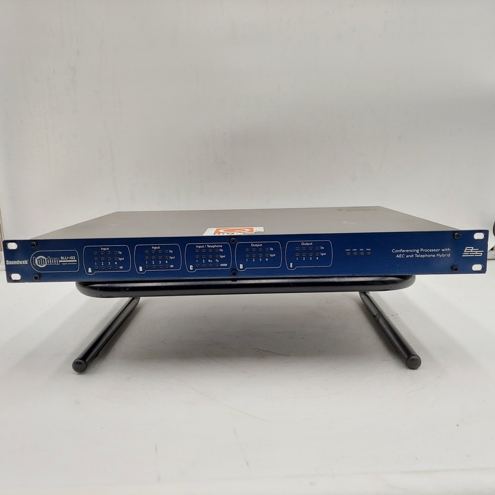 BSS Soundweb London BLU-102 Signal Processor Conferencing Processor BSSBLU102