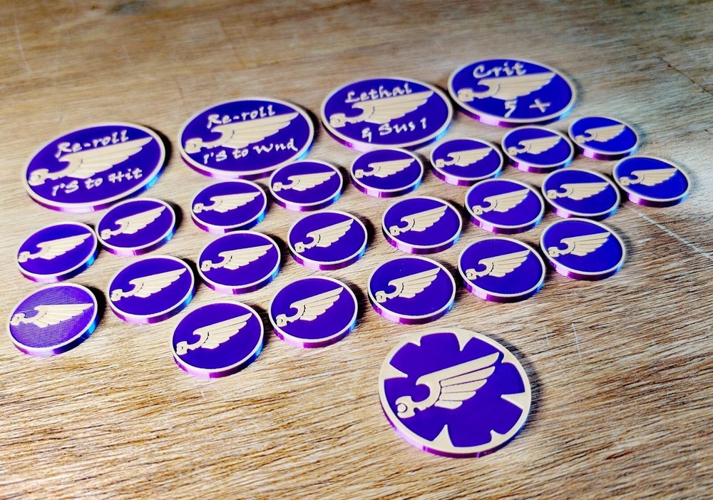 Emperors Children detachment ability token set. Pact and poison