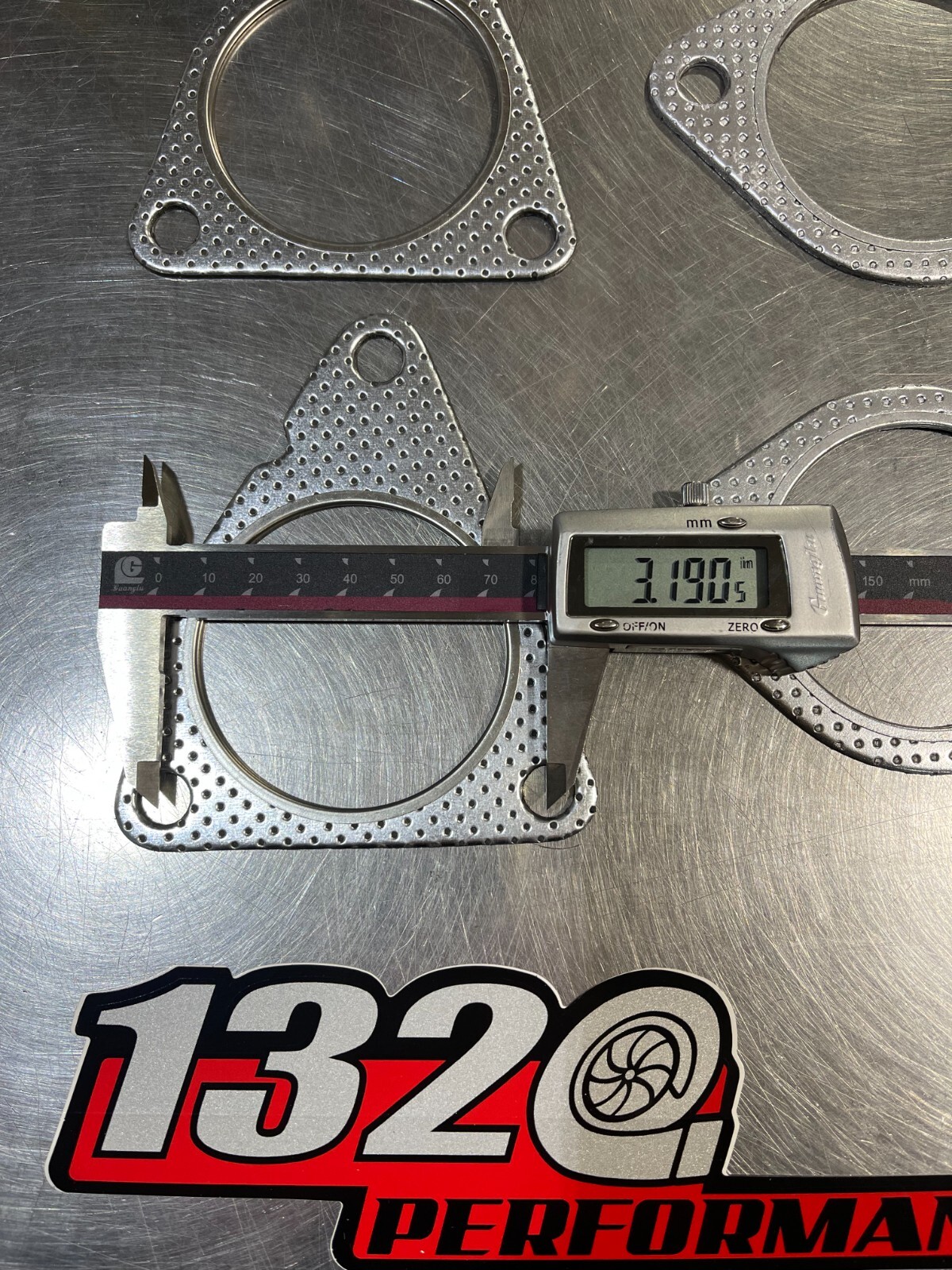 1320 G37 370Z catalytic converter gaskets - HR engine with hardware O ringed