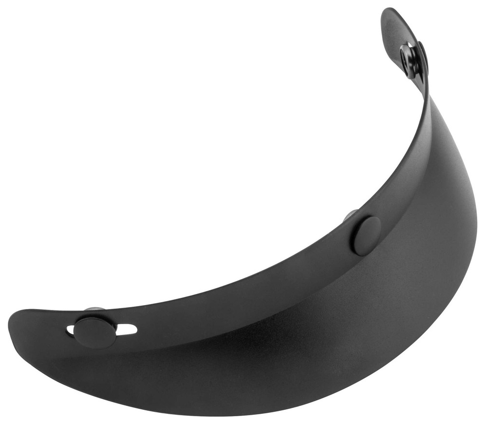 Echo 3-Snap Shorty Visor Flat Black #01-003