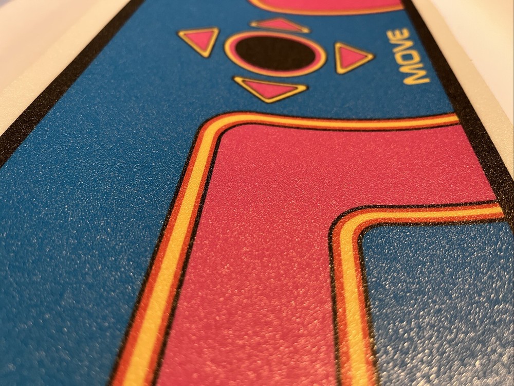 1981 MS PAC MAN CPO Arcade Control Panel Overlay Upright Game