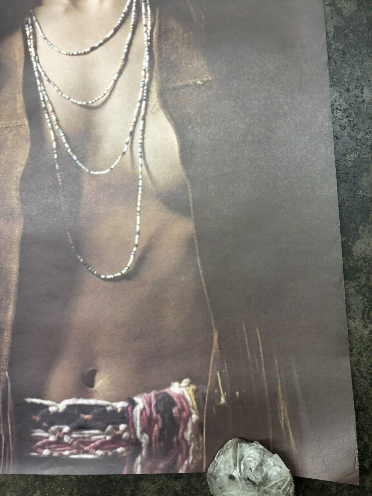 I'd rather be red than dead hippy Hot girl vintage poster 1960's C2683