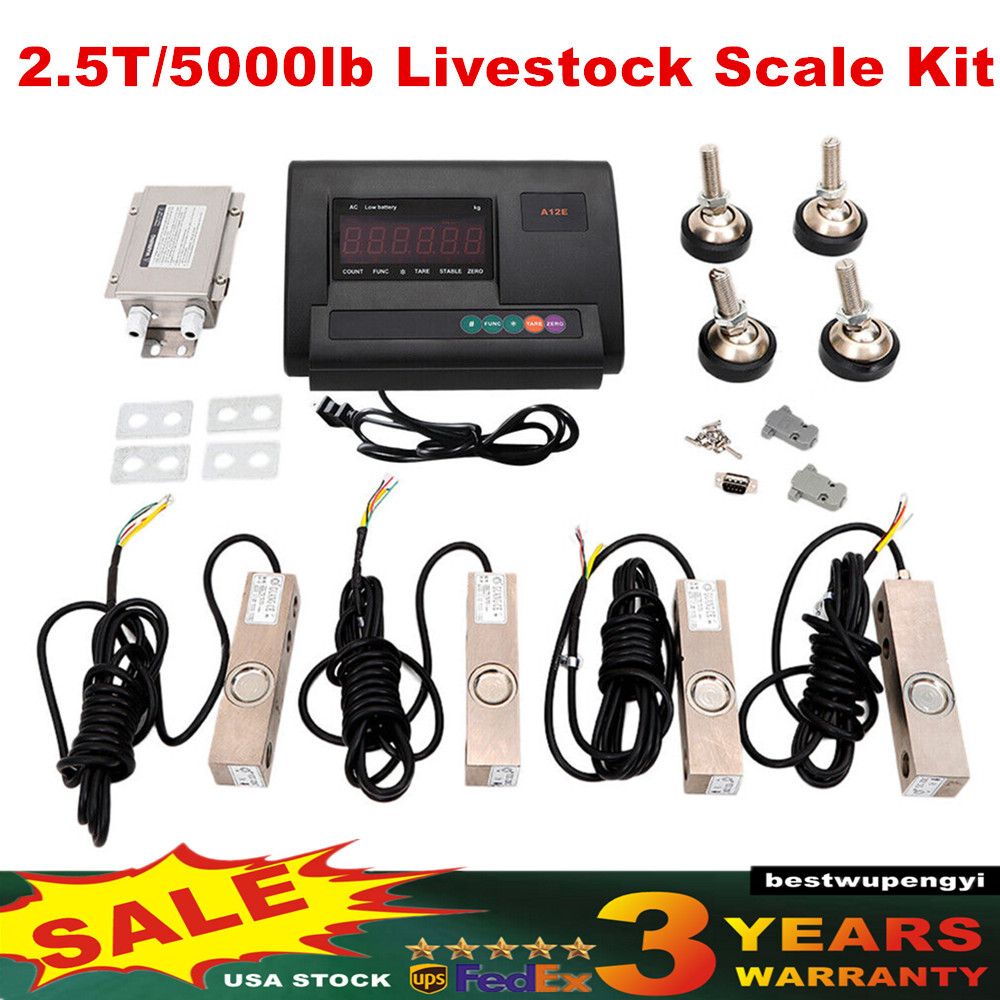 High Precision Weighing Indicator for electronic platform scale 2.5T/5000lbs New
