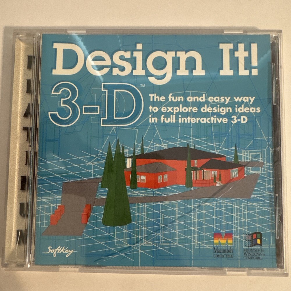 The Learning Company Design It 3D for PC, Mac