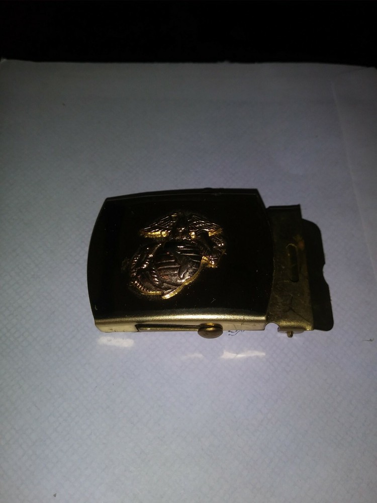 Usmc Anchor Globe Brass Buckel