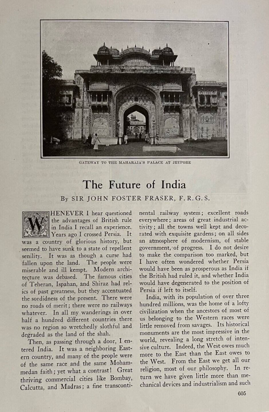 1918 Future of India illustrated