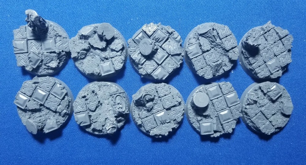 Warhammer 40k Elrik's Hobbies Terrain Celtic Ruins 32mm bases
