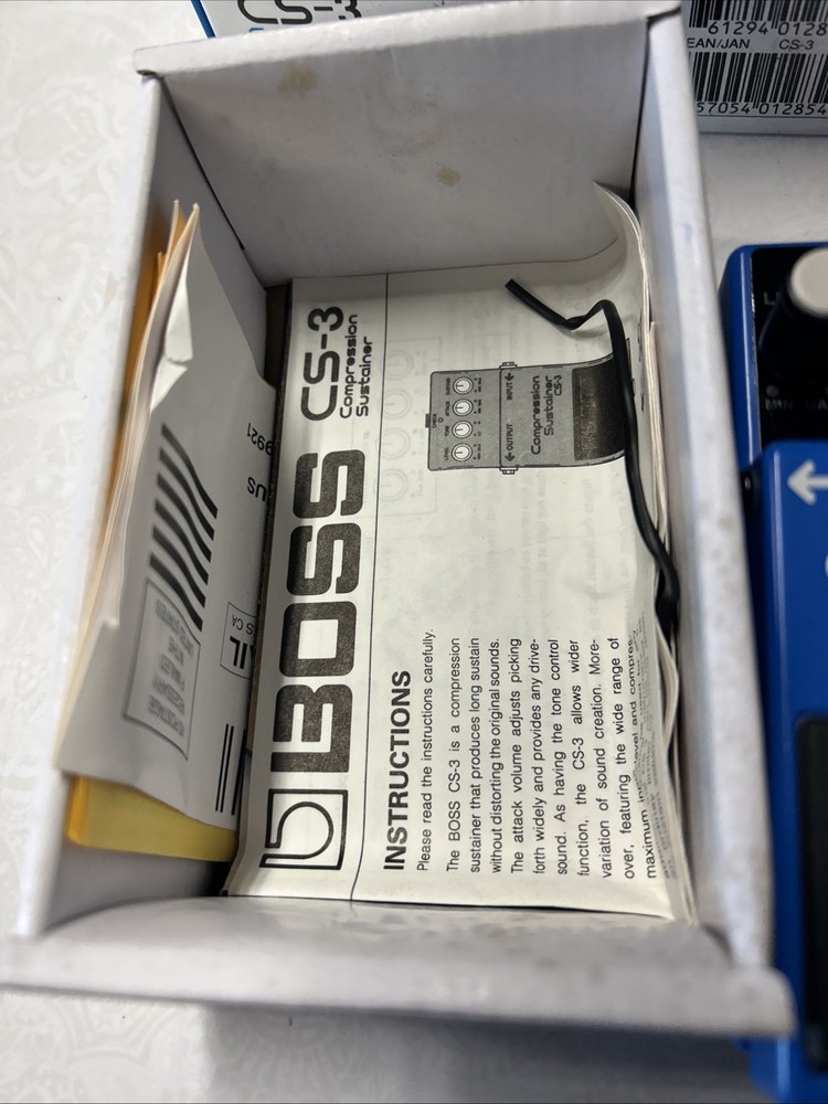 Boss CS-3 Compression Sustainer Pedal, New!