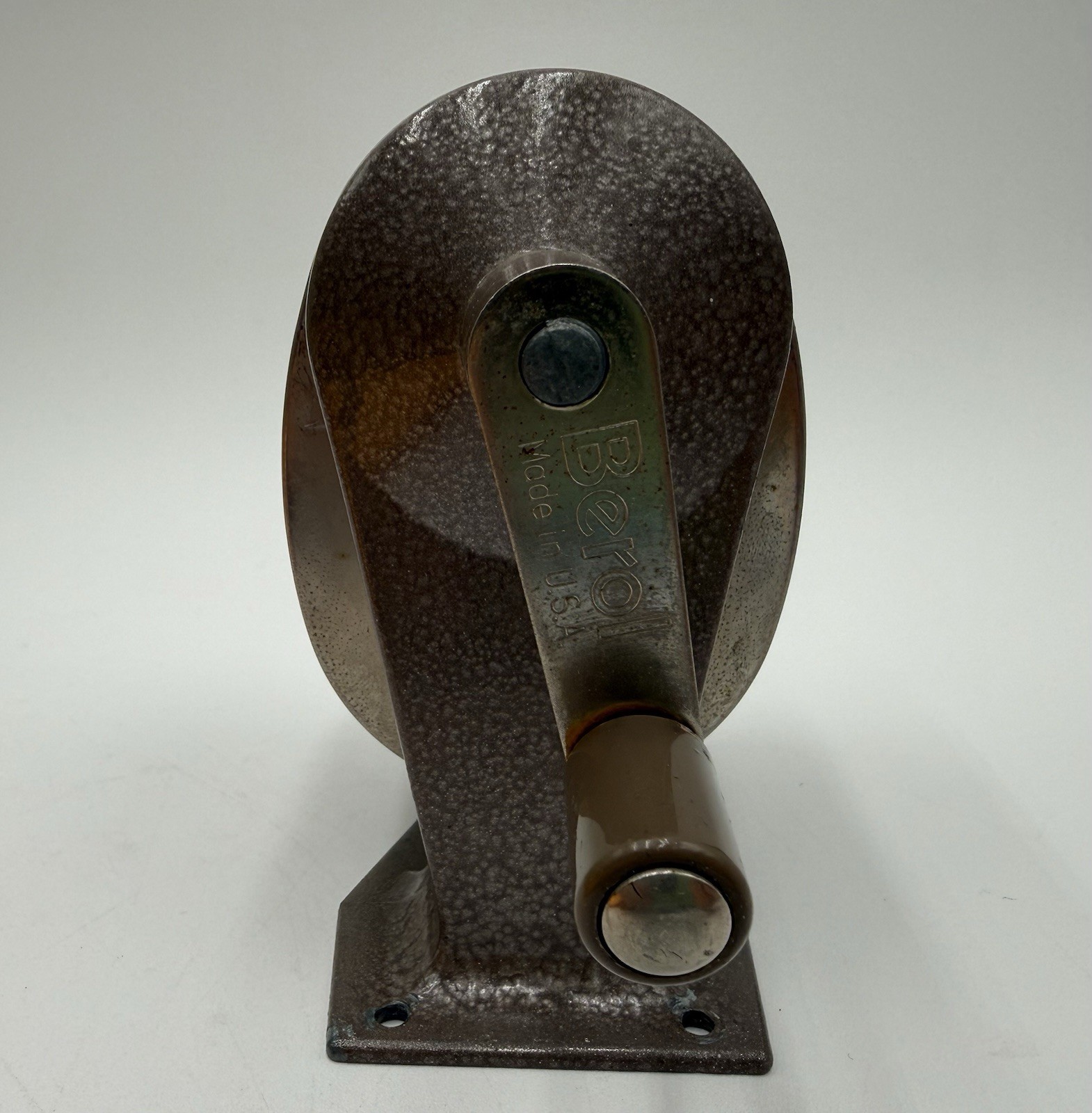 Vtg Berol Giant APSCO 6 Hole Pencil Sharpener Wall Mount Mid-Century USA