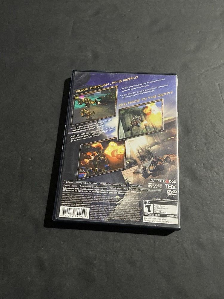jak x: combat racing ps2 Case only