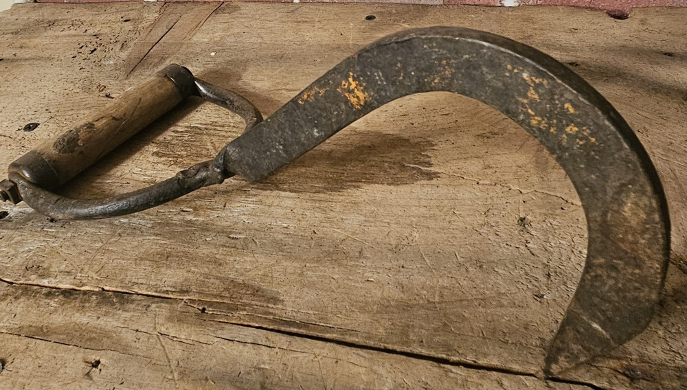 VINTAGE PULP HOOK LOG  HOOKAROON LOGGING TOOL - MAINE FIND!!