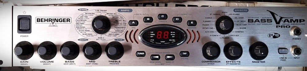 Behringer Bass V-Amp Pro Rackmount Modeler & Multi Effects Processor (NIB) (NOS)