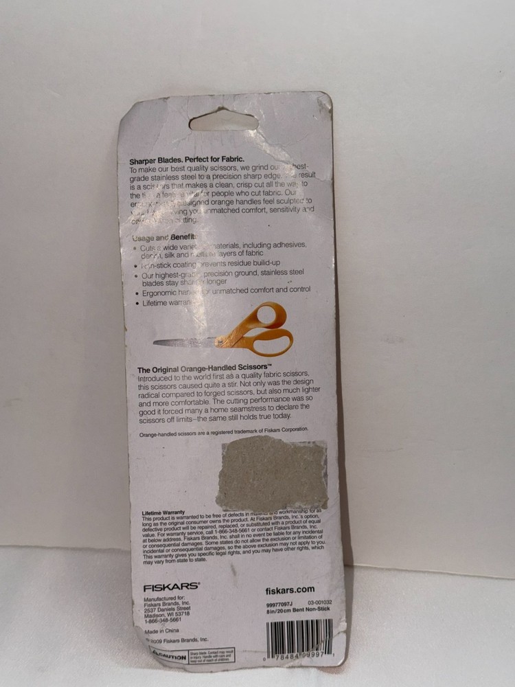 FISKARS Non-Stick Scissors 8 in