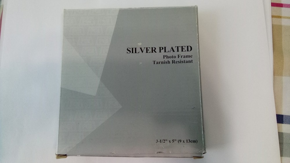 Silver Plated Communion and Confirmation Frame