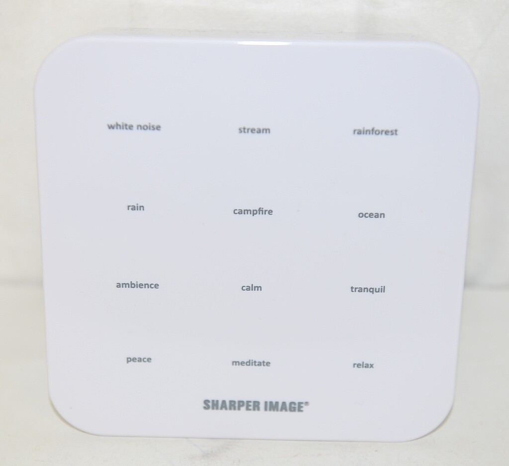 Sharper Image 1520023 Digital Tranquility Sound Soother 12 Relaxing Recordings
