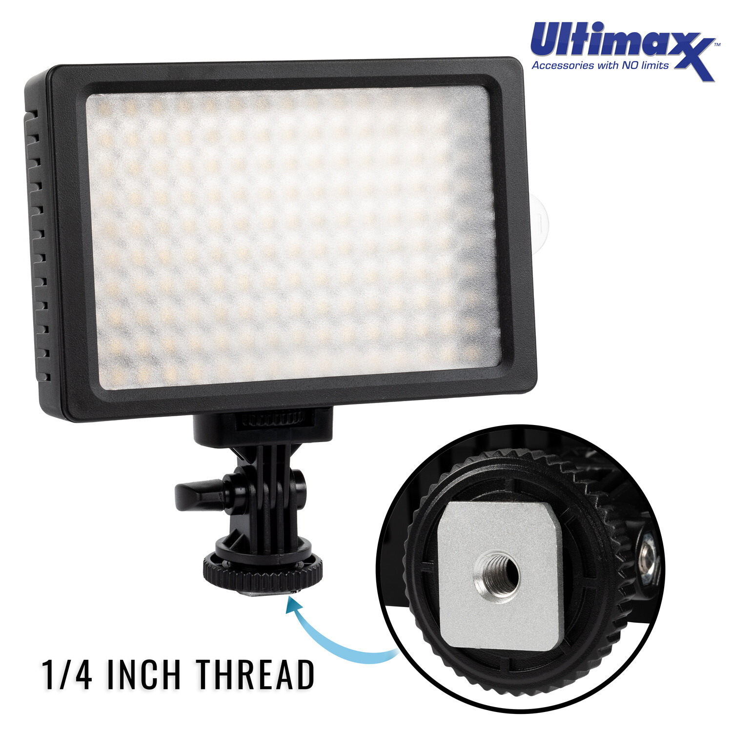 160 LED Video Light Lamp Panel Dimmable for DSLR Camera DV Camcorder by ULTIMAXX
