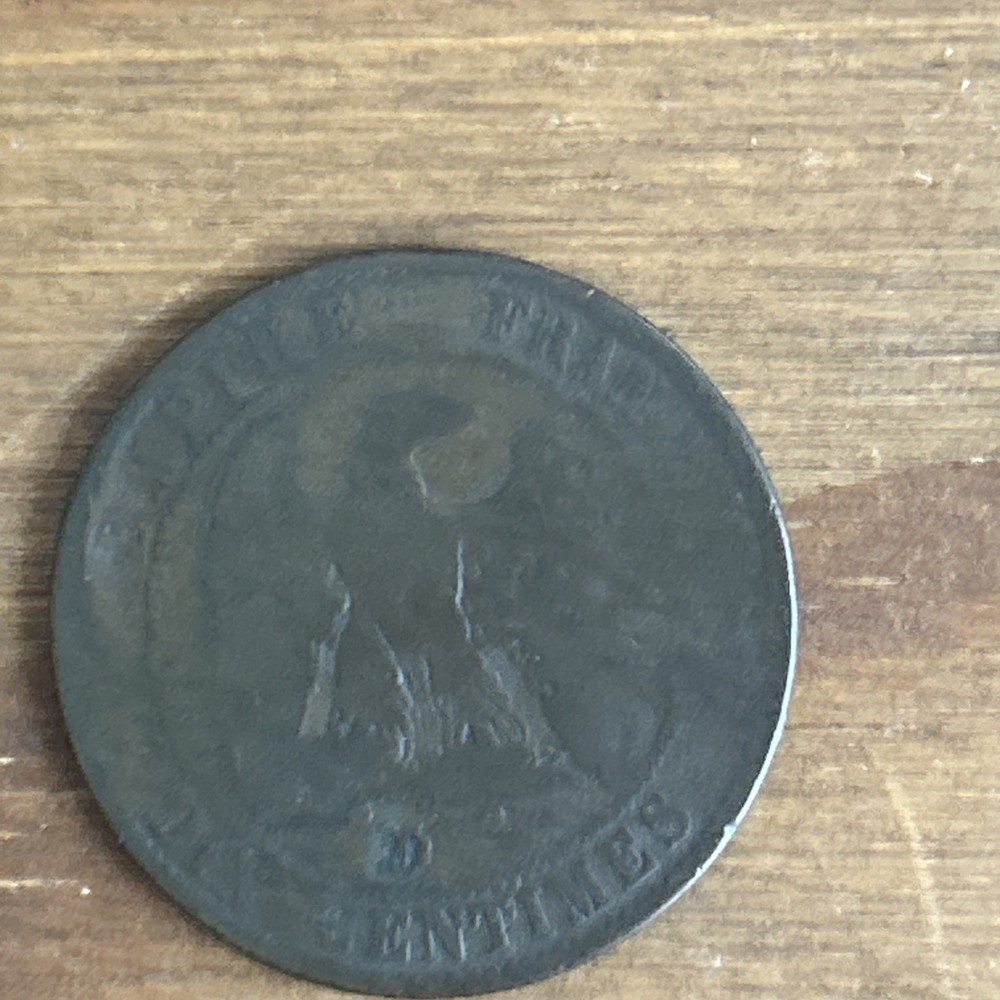 Napoleon 3rd Cinq Centimes Bronze