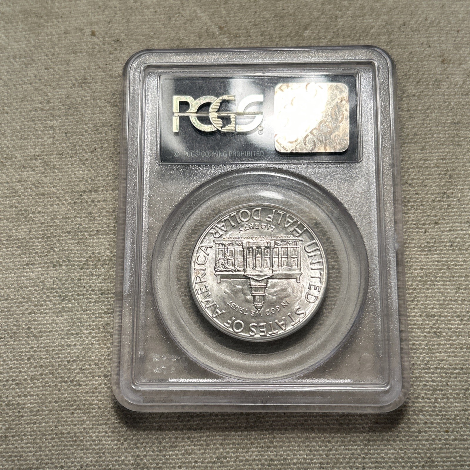 1946 50c PCGS MS 66 Iowa Commemorative Half Dollar - OGH