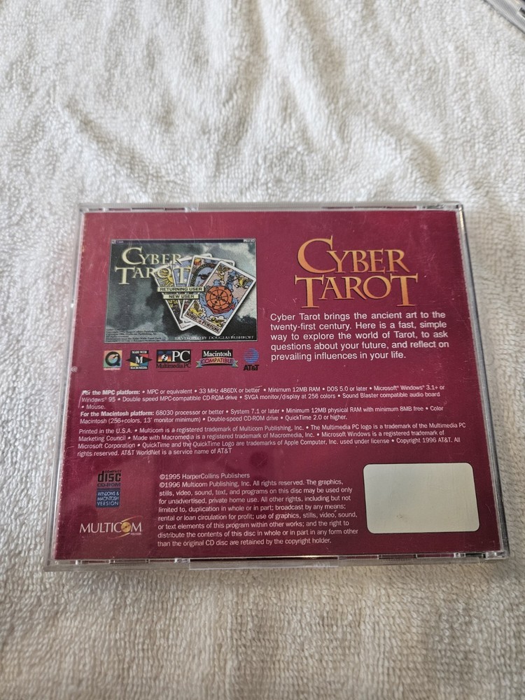 Cyber Tarot (MPC CD-ROM, Windows 95, Mac) 1995