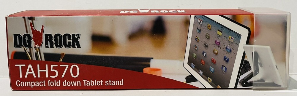 DG ROCK TAH570 UNIVERSAL COMPACT FOLDING TABLET STAND [E]