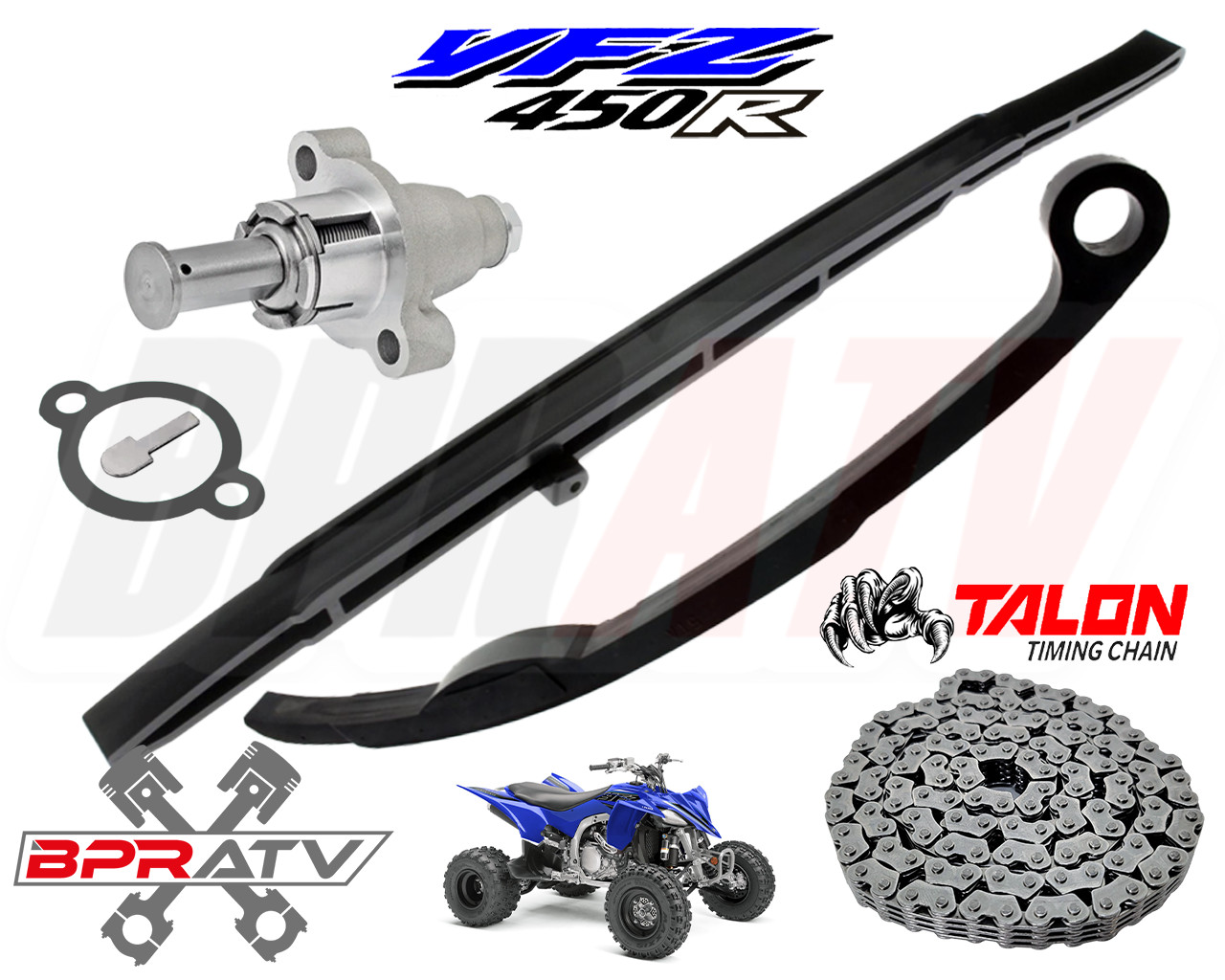 Yamaha YFZ450R YFZ 450R Timing Guides Tensioner Chain Tensioner BPRATV Cam Chain