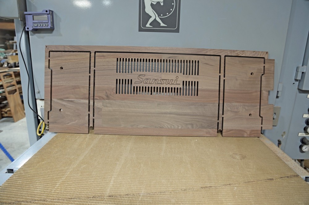Sansui 8080/9090 Custom Made Cabinet Solid American Black Walnut