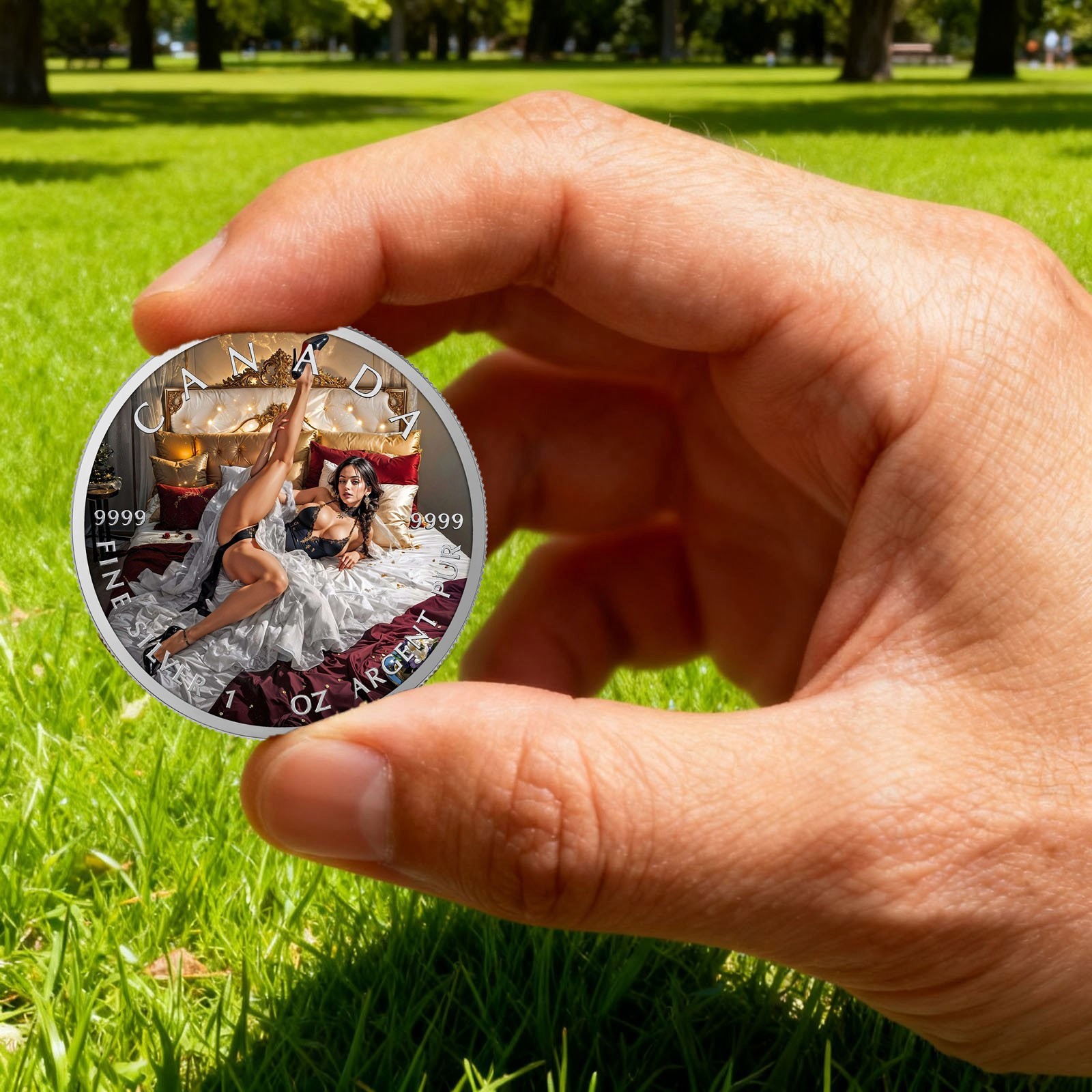 Canada 2026 Still Flexible? Naughty Sexy Temptation Silver-plated coins