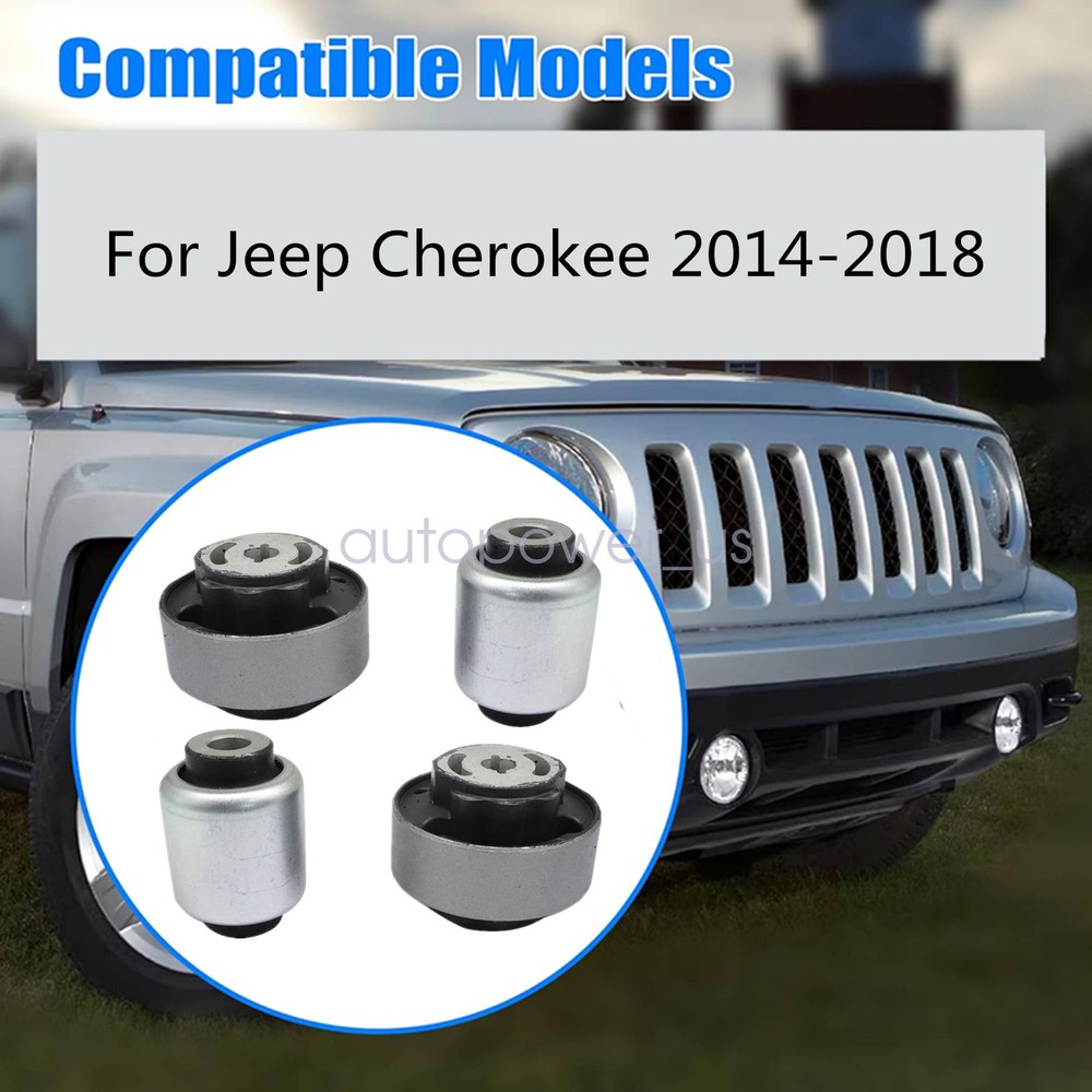 4 FRONT LOWER CONTROL ARM BUSHING FOR JEEP CHEROKEE 2014-2018 BOTH SIDE