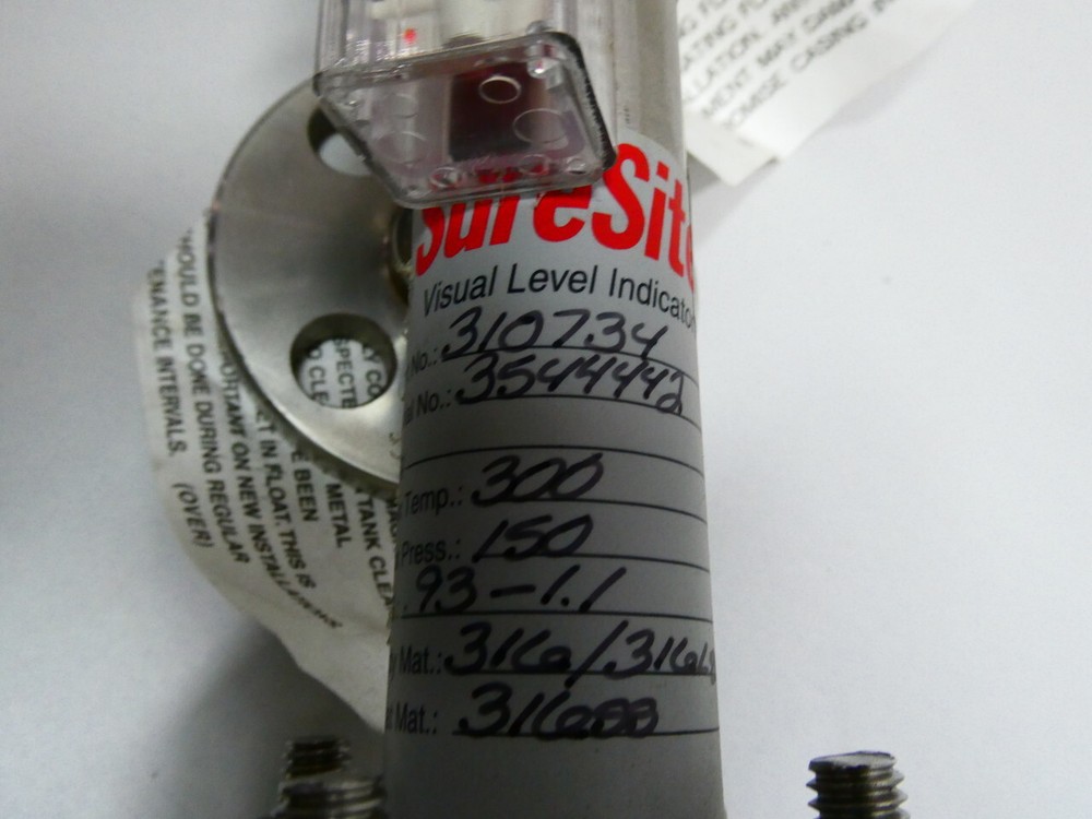 Gems 310734 Suresite Stainless Magnetic Visual Level Indicator