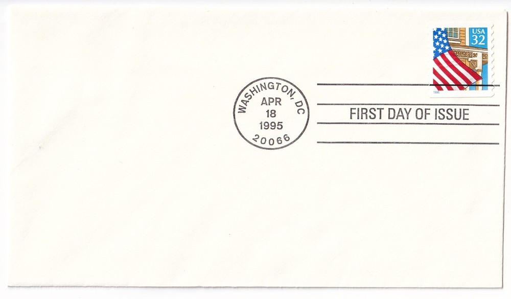 STAMP US SCOTT 2915 "Flag Over Porch" 32 CENT 1995 FDC - A