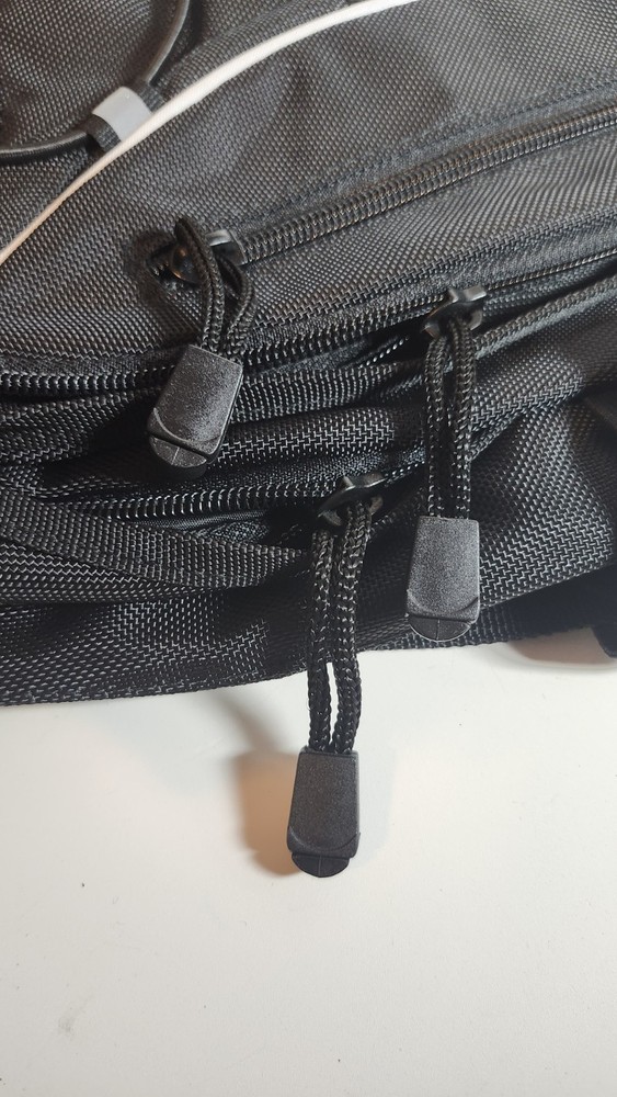 Diesel Backpack Daypack ~ Black Canvas Material ~ Three Main Compartments NWOT