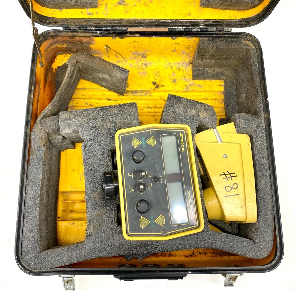 TOPCON SYSTEM FOUR PLUS + 9160P Control Box, SONIC TRACKER II 9142 w/ Case