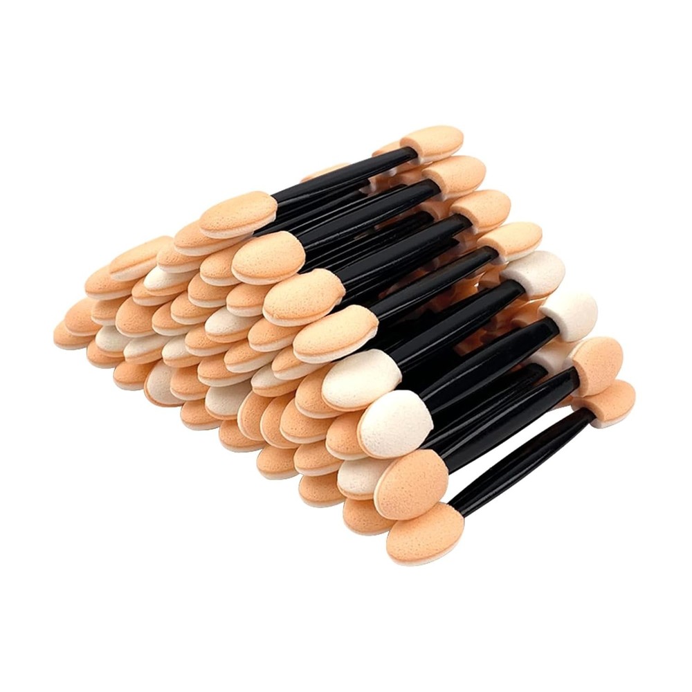 50PCS Disposable Eyeshadow Applicators,Sponge Tips Eye Shadow Applicator Sticks