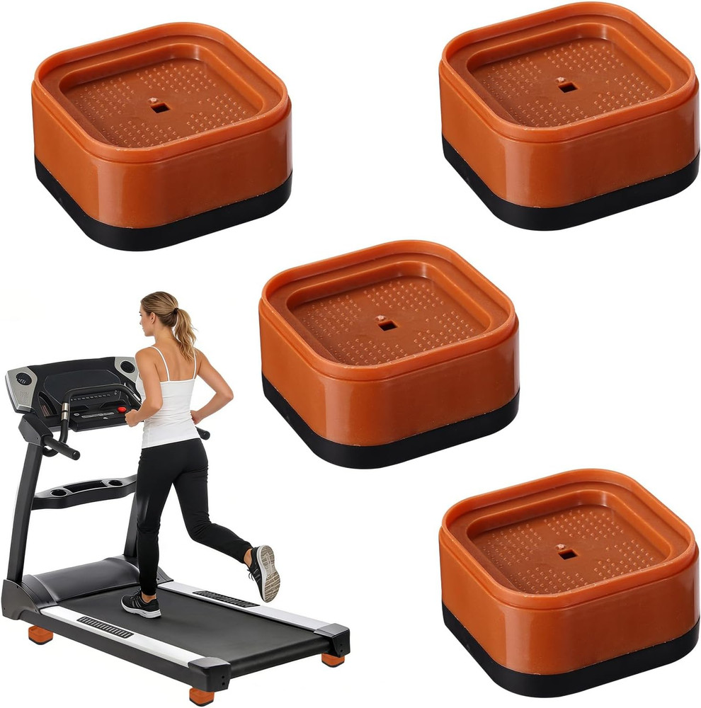 4Pcs Treadmill Incline Riser Blocks, Walking Stackable Height Adjustable Incline