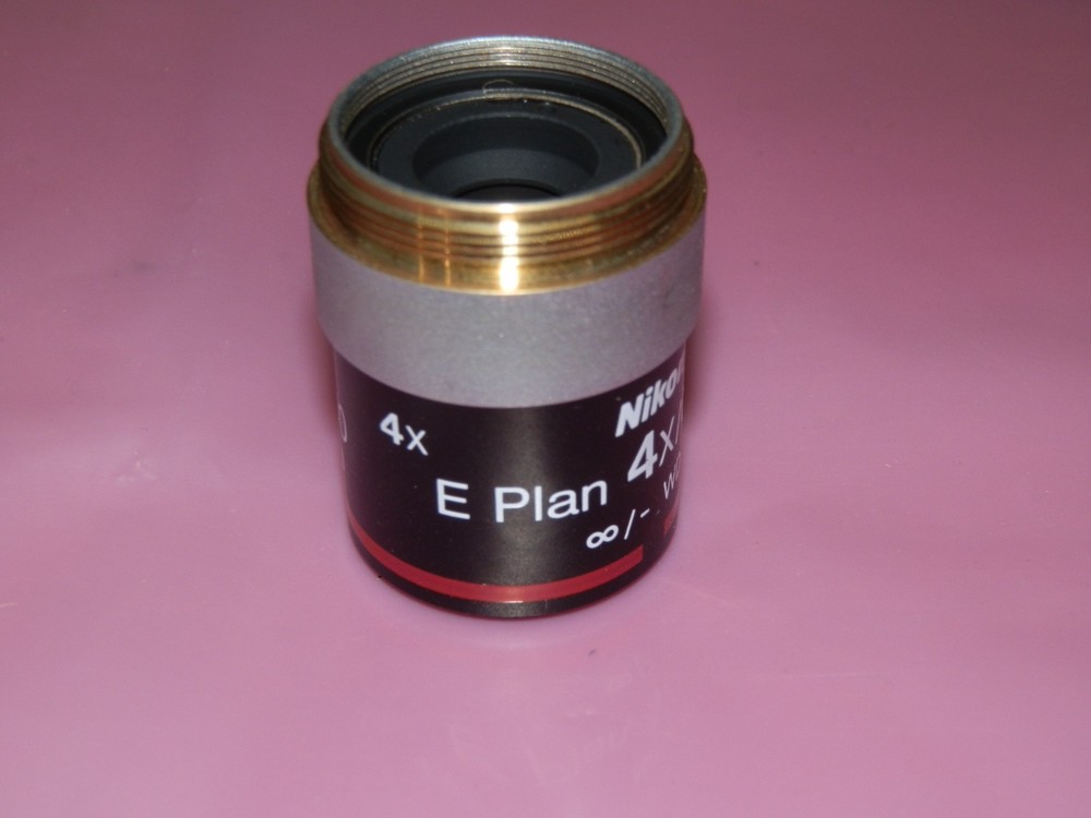 Nikon Microscope Objective E Plan 4x/0.10 for E Series (E200...)