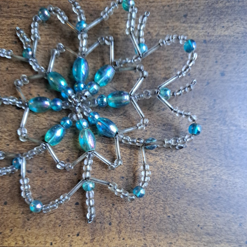Vintage Handmade Beaded Flower