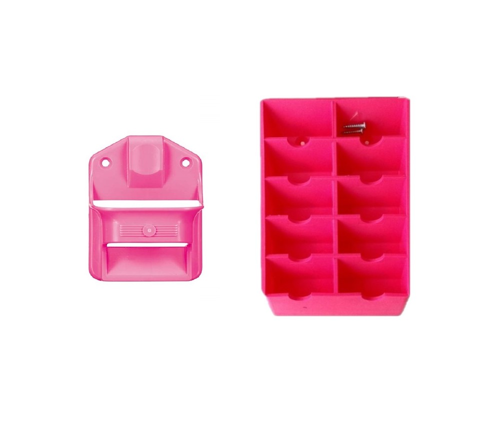 Matching Clipper Keeper & Blade Storage Rack Sets for Stylists Groomers Barbers