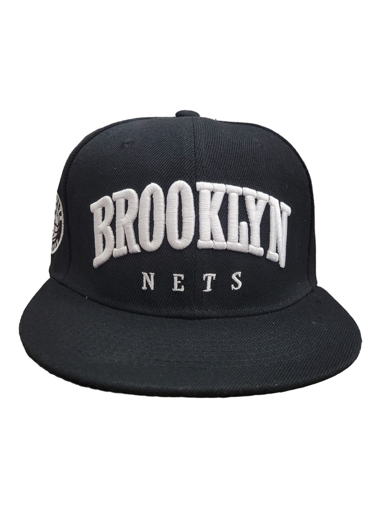 Brooklyn Nets Hat Snapback Adjustable Fit Cap Black Fast Ship