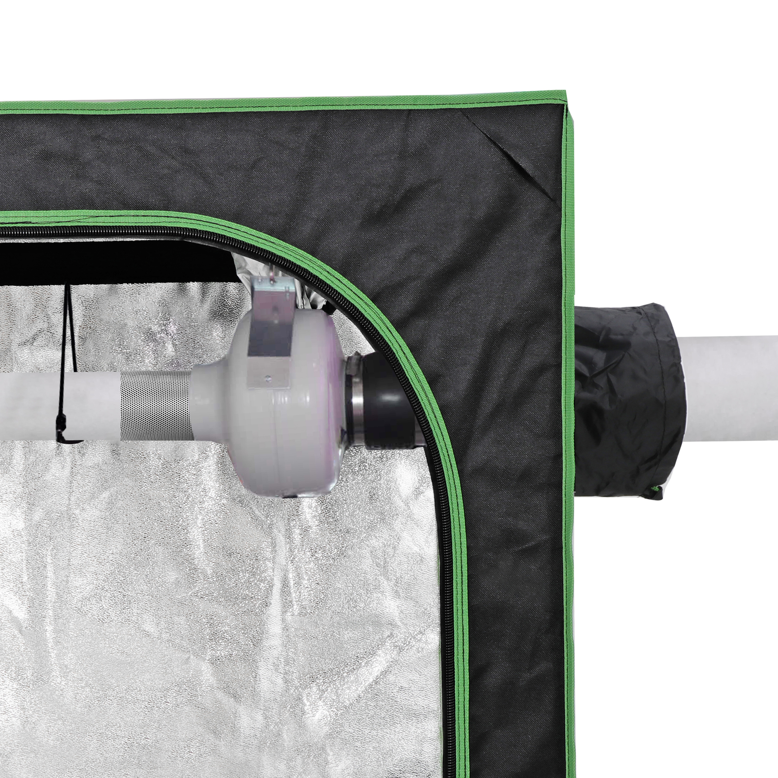 24""x48""x60" Indoor Hydroponic Grow Tent with Observation Window and Floor Tray