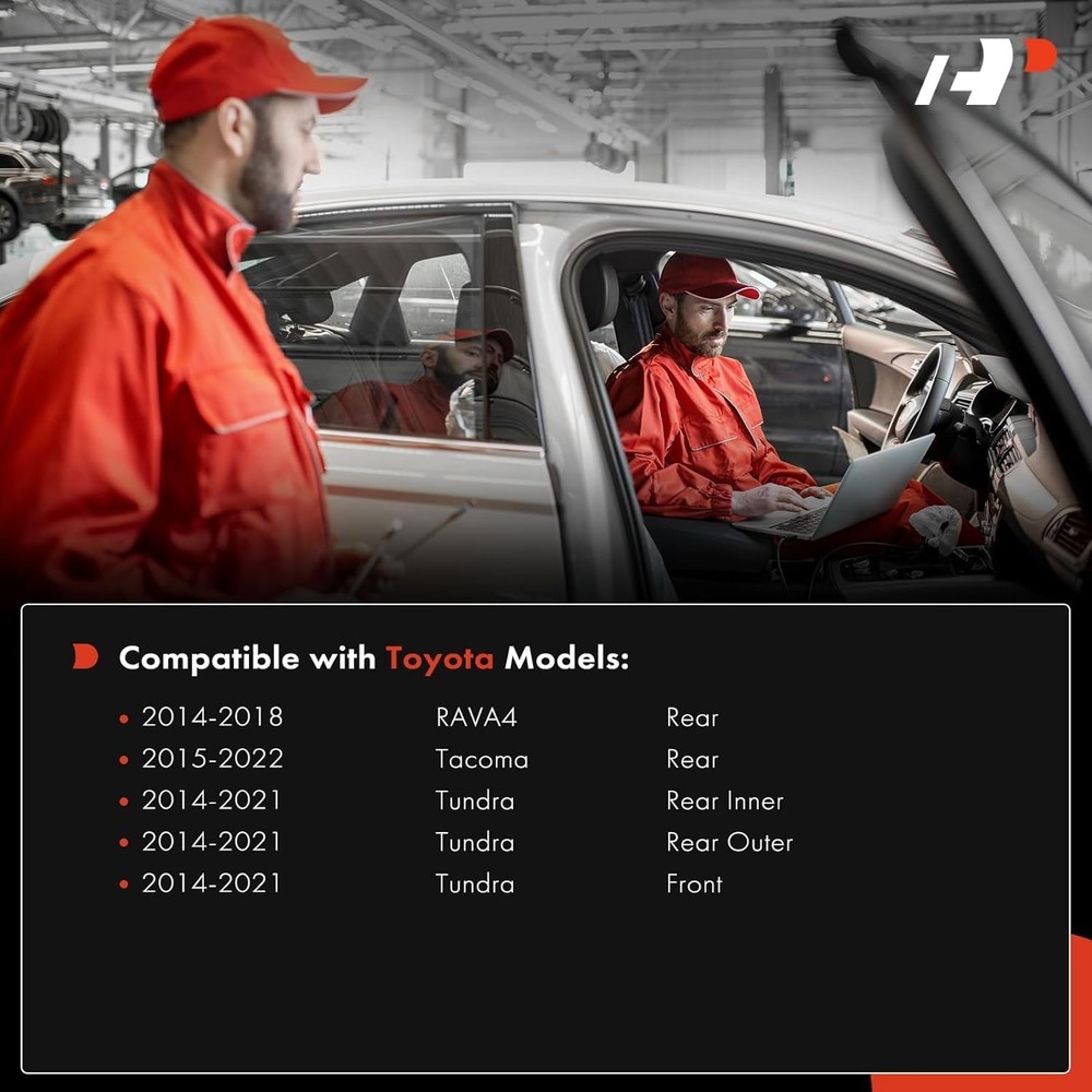 4-PC Reverse Backup Parking Assist Sensor Compatible with Select Toyota