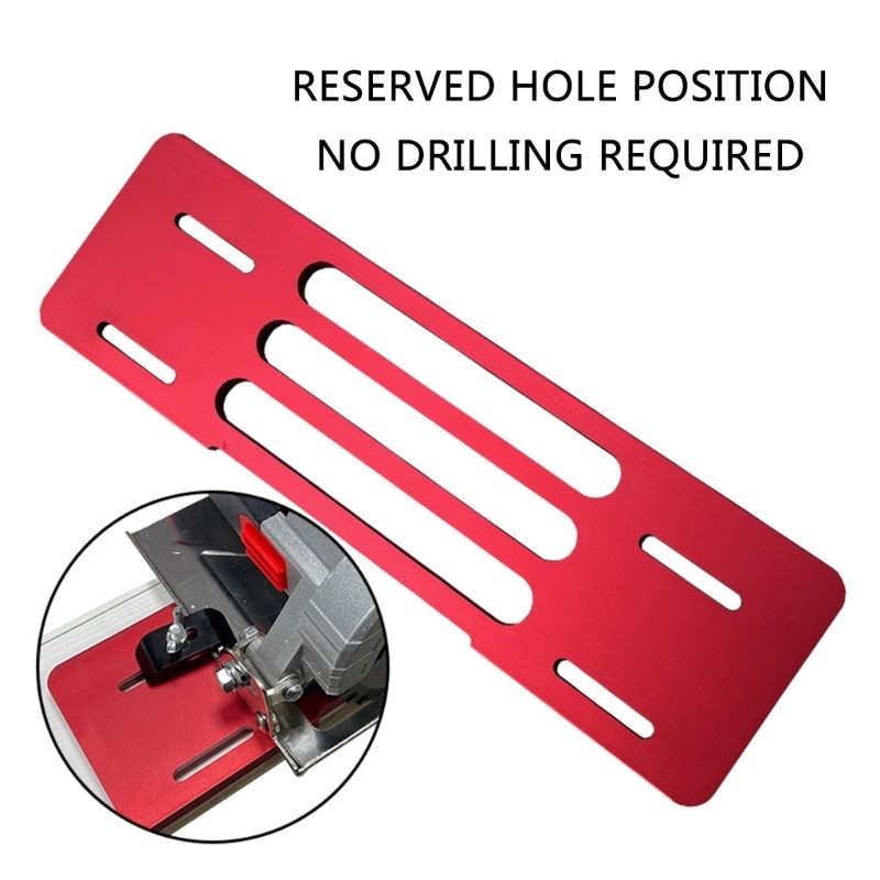 Handsaw Base Attachment, None Drilling Support Plate Professional Carpentry Tool