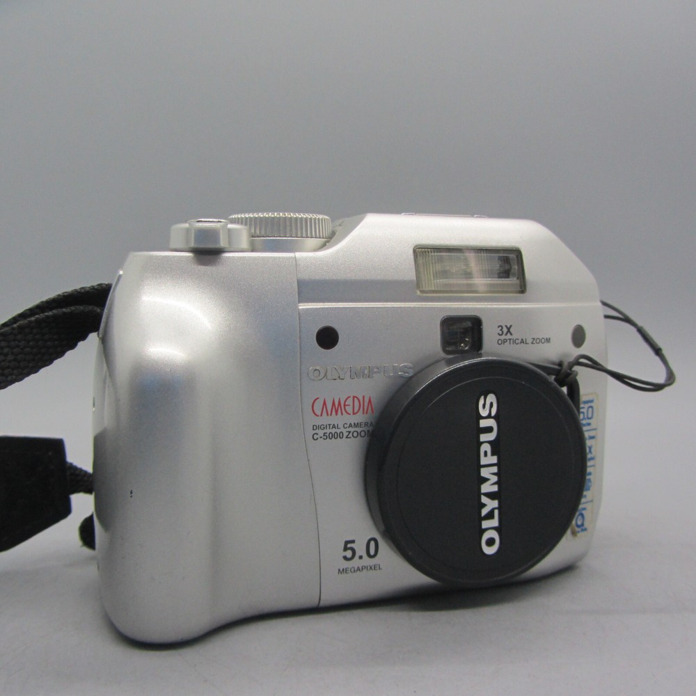 Olympus Digital Camera Camedia C-5000 Zoom 5.0MP Silver Tested