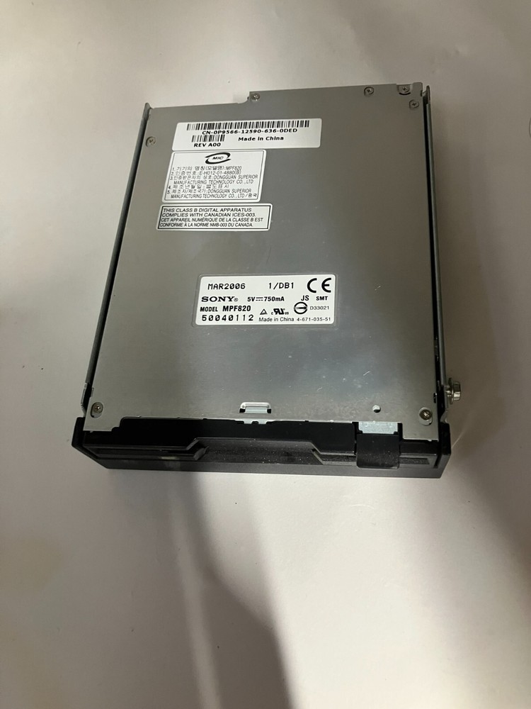 Sony MPF820 Floppy Disk Drive 0P9566