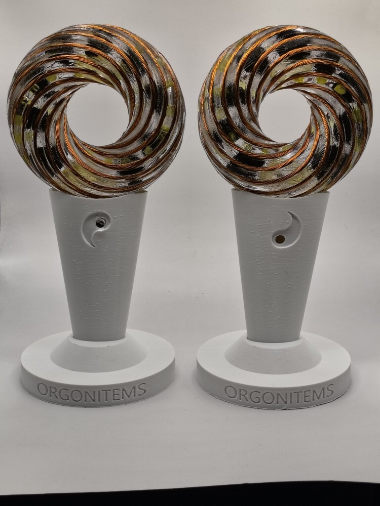 Two Coils Set With handler PEMF Rodin Coil Frequency Generator By Orgonitems.