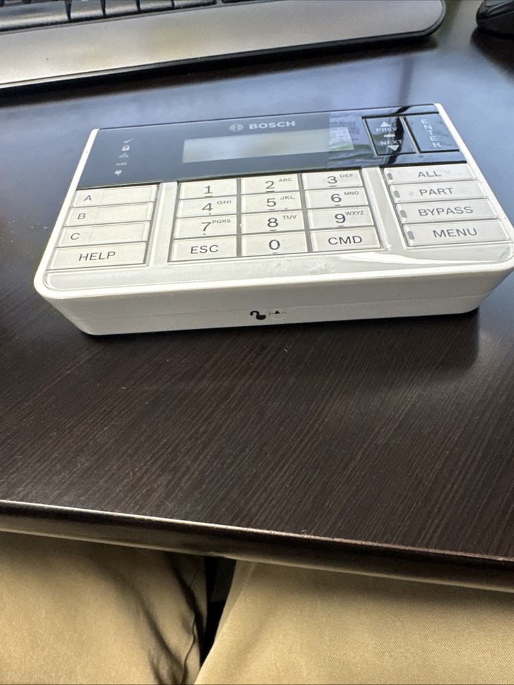 Bosch B920 Security Keypad Soft Keys Text Display Alarm System Tested & Working