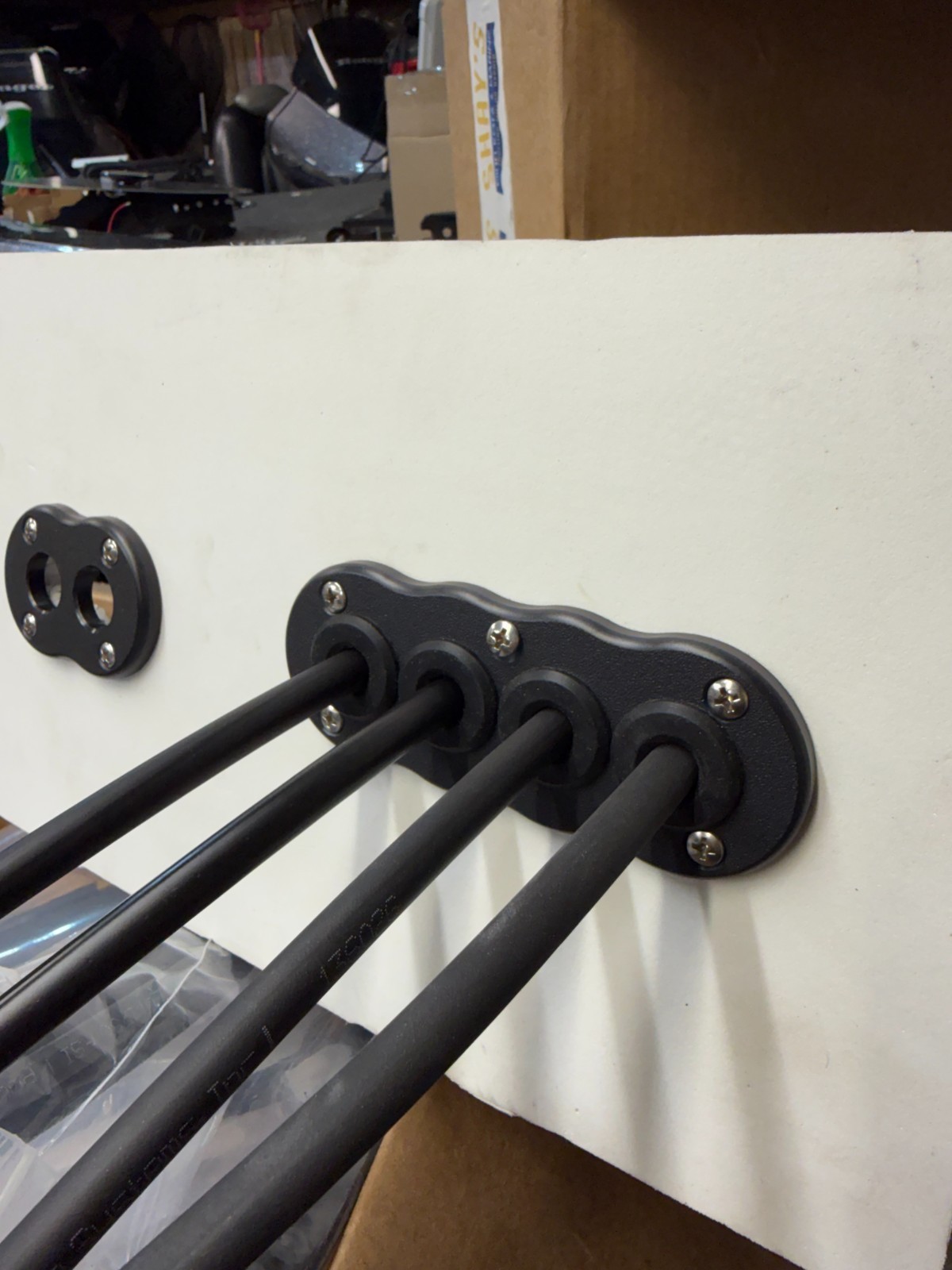 Bulkhead Plate Minn Kota Raptor Power-Pole starboard dual