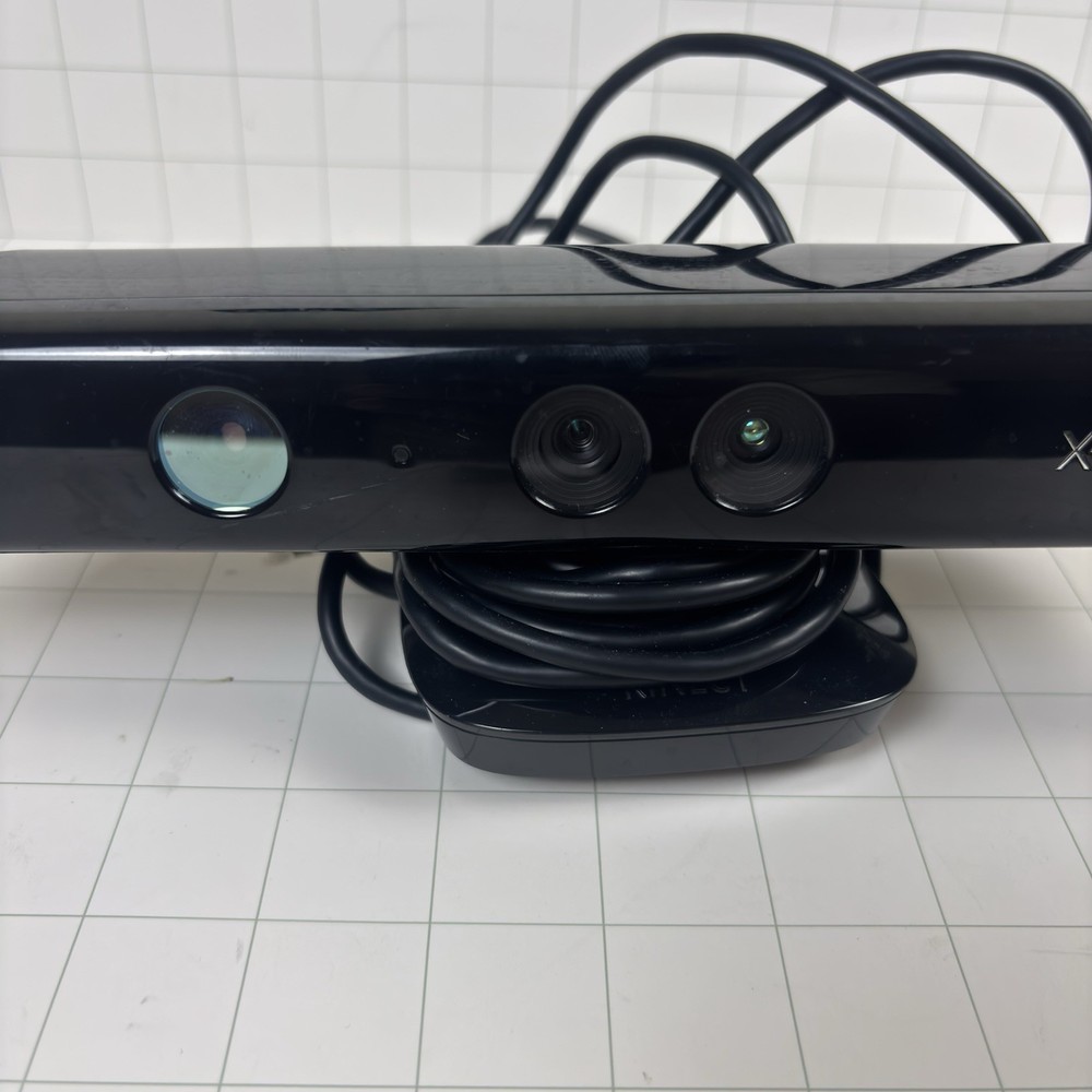 Microsoft Xbox 360 Kinect Motion Sensor Bar Official Works Authentic Black