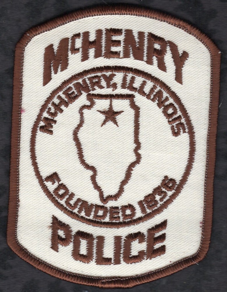 McHenry Illinois Police Shoulder Patch VAR. #2
